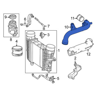 Mercedes-Benz OE - Intercooler Pipe