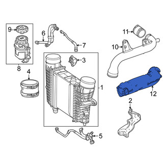 Mercedes-Benz OE - Intercooler Pipe Insulator