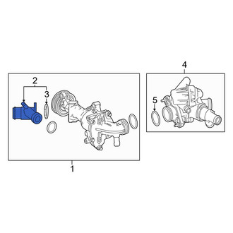 Mercedes-Benz OE - Engine Coolant Inlet Flange