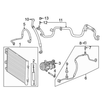 Mercedes-Benz OE - Air Conditioner & Heater - Condenser, Compressor & Lines