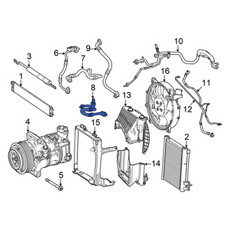 Mercedes-Benz OE - A/C Refrigerant Liquid Hose