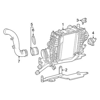 Mercedes-Benz OE - Cooling - Intercooler
