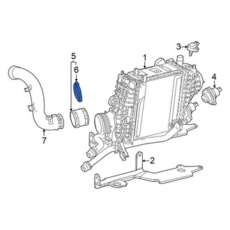 Mercedes-Benz OE - Intercooler Pipe Clamp
