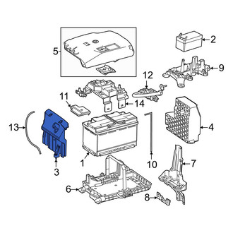 Mercedes-Benz OE - Front Battery Cover
