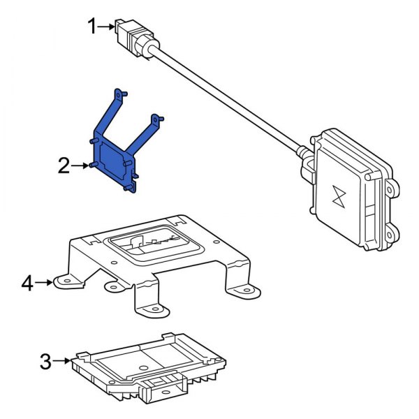 Cruise Control Distance Sensor Bracket