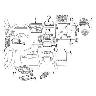 Mercedes-Benz OE - Electrical Components (Cabin Control Modules)