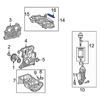 Mercedes-Benz OE - Engine Intake Manifold Seal