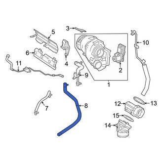 Mercedes-Benz OE - Turbocharger Oil Line