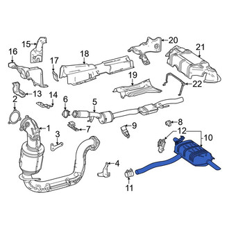 Mercedes-Benz OE - Exhaust Muffler