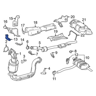 Mercedes-Benz OE - Front Right Lower Floor Pan Heat Shield