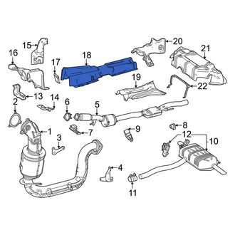 Mercedes-Benz OE - Center Front Floor Pan Heat Shield