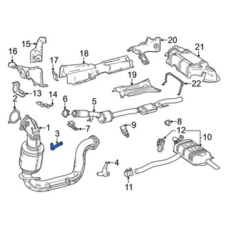 Mercedes-Benz OE - Upper Catalytic Converter Bracket
