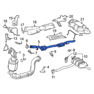 Mercedes-Benz OE - Rear Catalytic Converter
