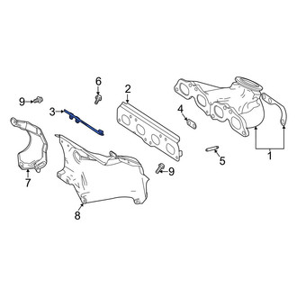 Mercedes-Benz OE - Upper Turbocharger Bracket