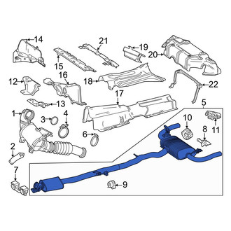 Mercedes-Benz OE - Exhaust Muffler