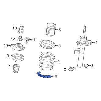 Mercedes-Benz OE - Front Lower Coil Spring Insulator