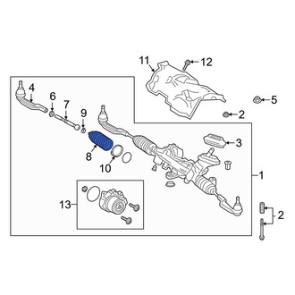Mercedes-Benz OE - Rack and Pinion Bellows
