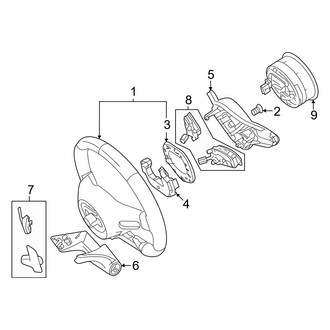 Mercedes-Benz OE - Steering Wheel & Trim (With Sport Wheel)