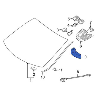 Mercedes-Benz OE - Front Interior Rear View Mirror
