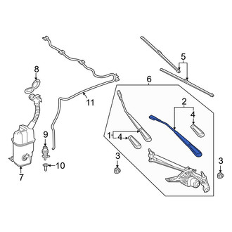 Mercedes-Benz OE - Left Wiper Arm