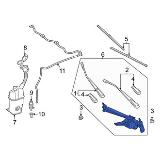 Mercedes-Benz OE - Wiper Motor