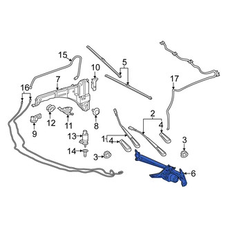 Mercedes-Benz OE - Wiper Motor