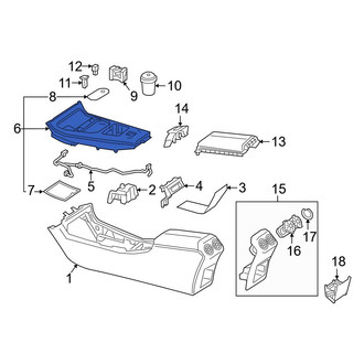 Mercedes-Benz OE - Front Console Panel
