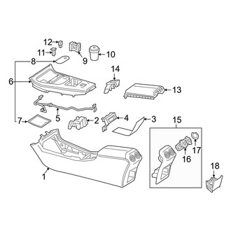 Mercedes-Benz OE - Center Console (Console and Components)