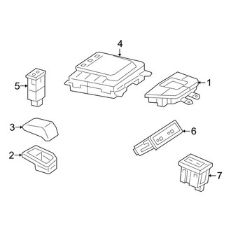 Mercedes-Benz OE - Center Console (Electrical Components)