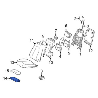 Mercedes-Benz OE - Front Right Seat Cushion Foam