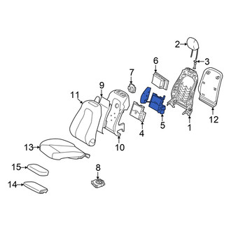 Mercedes-Benz OE - Front Right Seat Lumbar Support Cushion