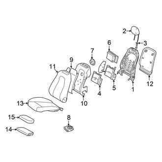 Mercedes-Benz OE - Seats & Tracks - Passenger Seat Components (Comfort Seat), (Base / 4Matic)