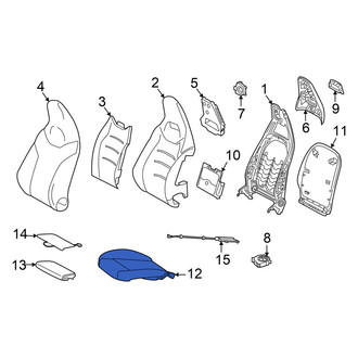 Mercedes-Benz OE - Front Right Seat Cushion Foam