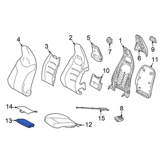 Mercedes-Benz OE - Front Left Forward Seat Cushion Foam