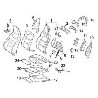 Mercedes-Benz OE - Front Right Seat Lumbar Motor