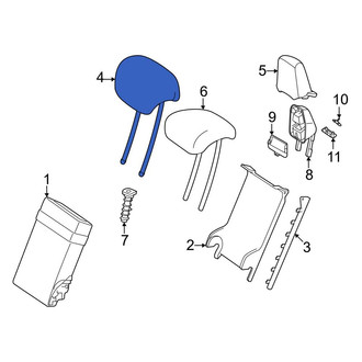 Mercedes-Benz OE - Rear Outer Headrest