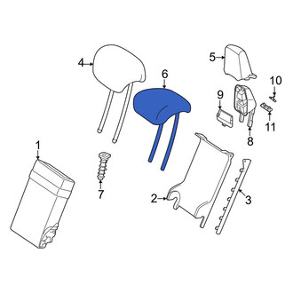 Mercedes-Benz OE - Rear Center Headrest