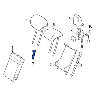 Mercedes-Benz OE - Center Headrest Guide
