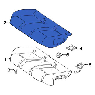 Mercedes-Benz OE - Rear Seat Cover