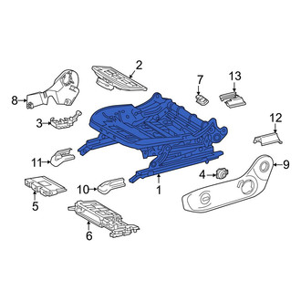 Mercedes-Benz OE - Front Left Seat Track