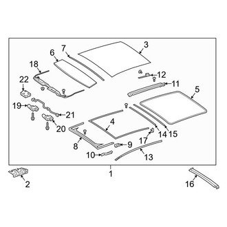 Mercedes-Benz OE - Roof - Sunroof