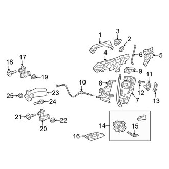 Mercedes-Benz OE - Front Door - Lock & Hardware