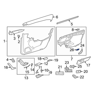 Mercedes-Benz OE - Front Left Seat Heater Switch