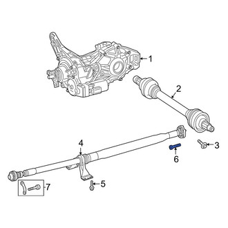 Mercedes-Benz OE - Rear Drive Shaft Bolt