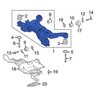 Mercedes-Benz OE - Rear Suspension Subframe Crossmember