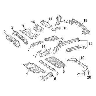 Mercedes-Benz OE - Rear Body & Floor - Floor & Rails