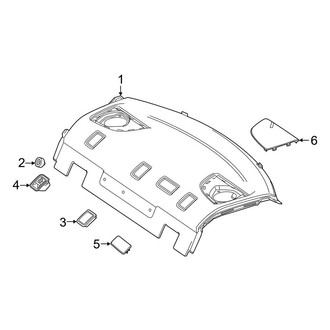Mercedes-Benz OE - Rear Body & Floor - Interior Trim (Package Tray)