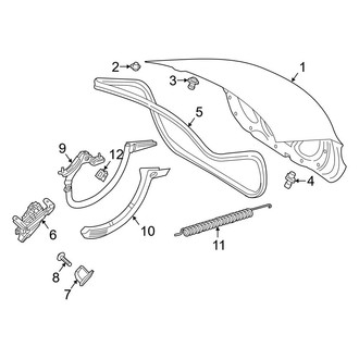 Mercedes-Benz OE - Trunk Lid - Lid & Components