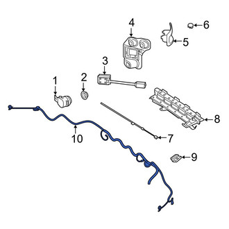 Mercedes-Benz OE - Front Parking Aid System Wiring Harness
