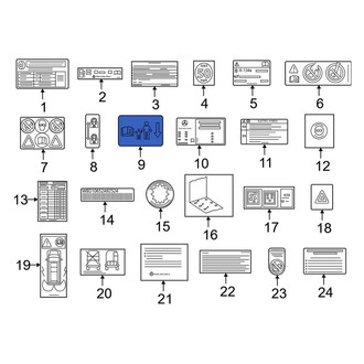 Mercedes-Benz OE - Child Lock Label